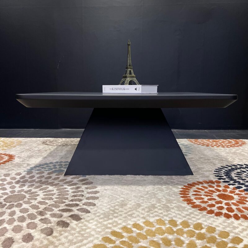 A modern square coffee table