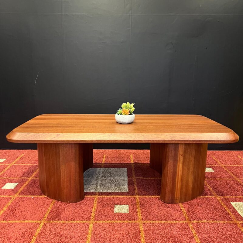 Rich mahogany coffee table